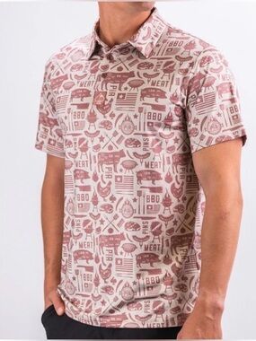 Pins & Aces Performance Golf Polos - Pit Master BBQ